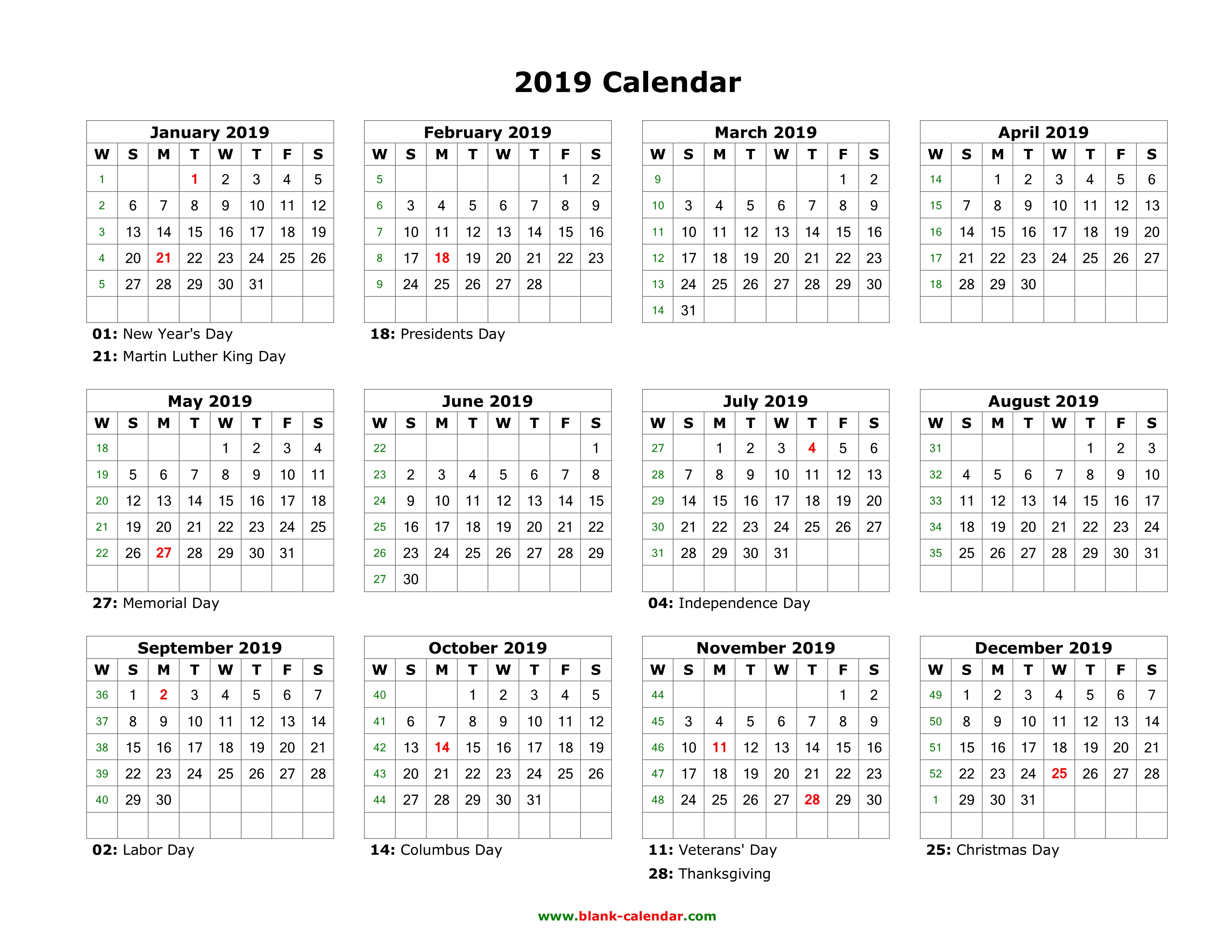 2019 2021 blank calendar Blank Calendar 2019 Free Download Calendar Templates 2019 2021 blank calendar