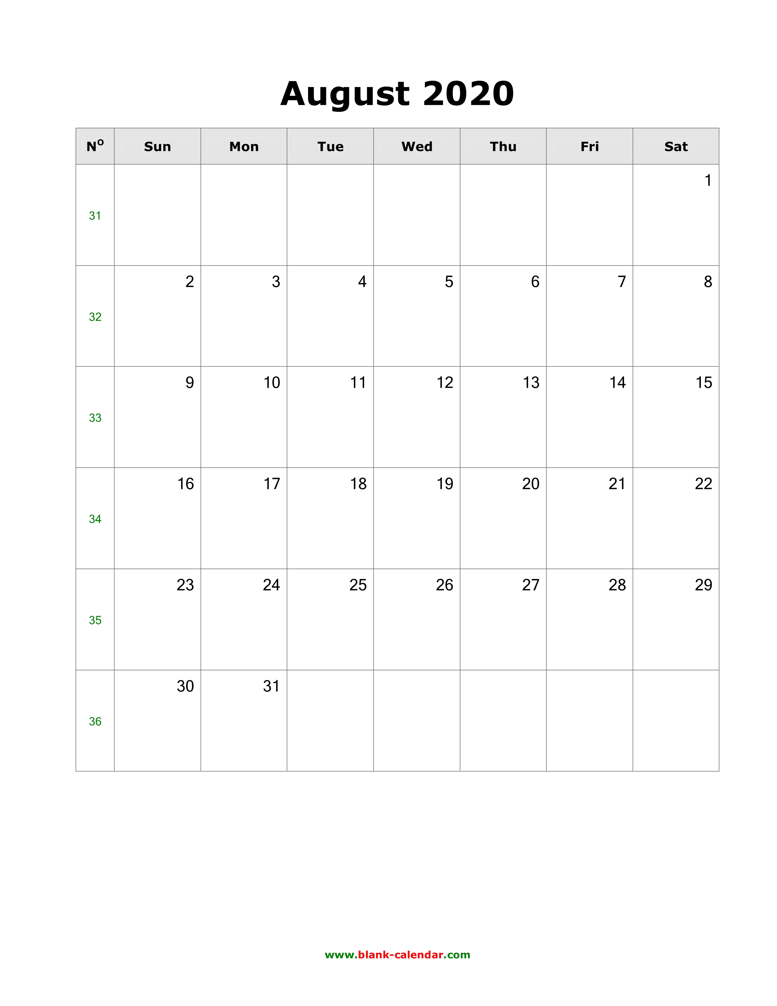 download august 2020 blank calendar with us holidays vertical calendar 2020 august printable