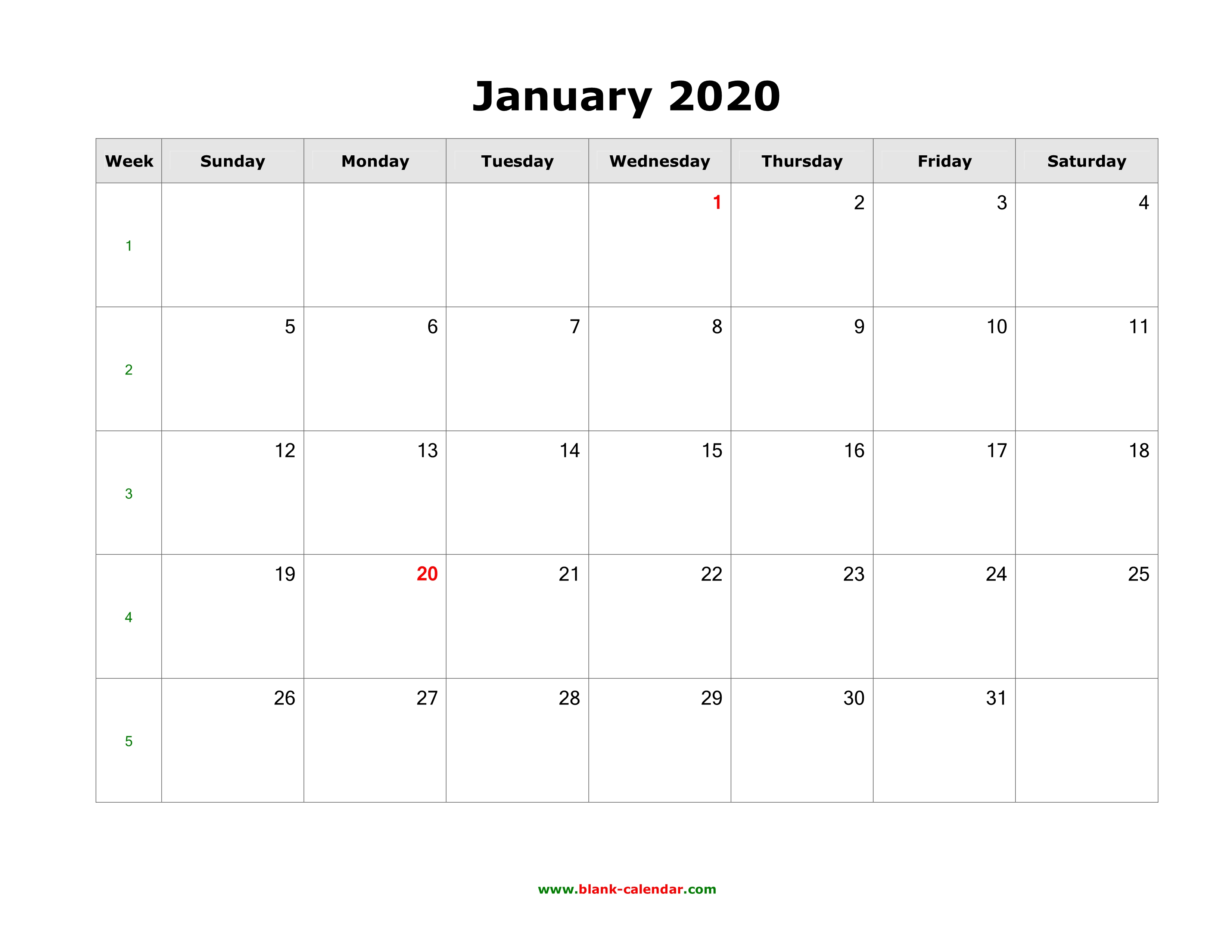 Month Calendar 2020 Free Download Vector Psd And Stock Image