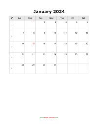 blank calendar 2024 monthly calendar blank portrait