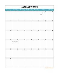 annual calendar 2021 excel 2021 Excel Calendar Free Download Excel Calendar Templates annual calendar 2021 excel