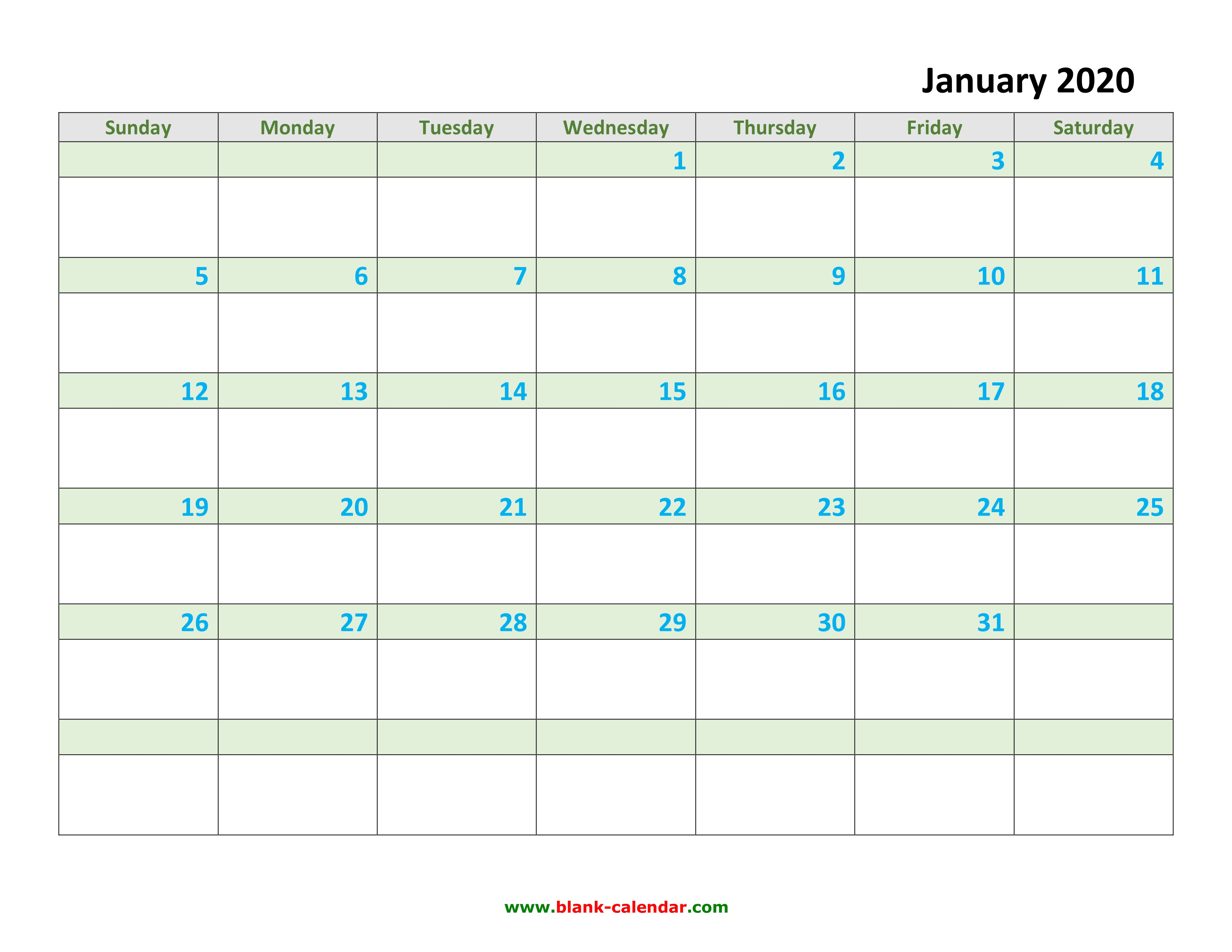 Download Calendar Template from www.blank-calendar.com