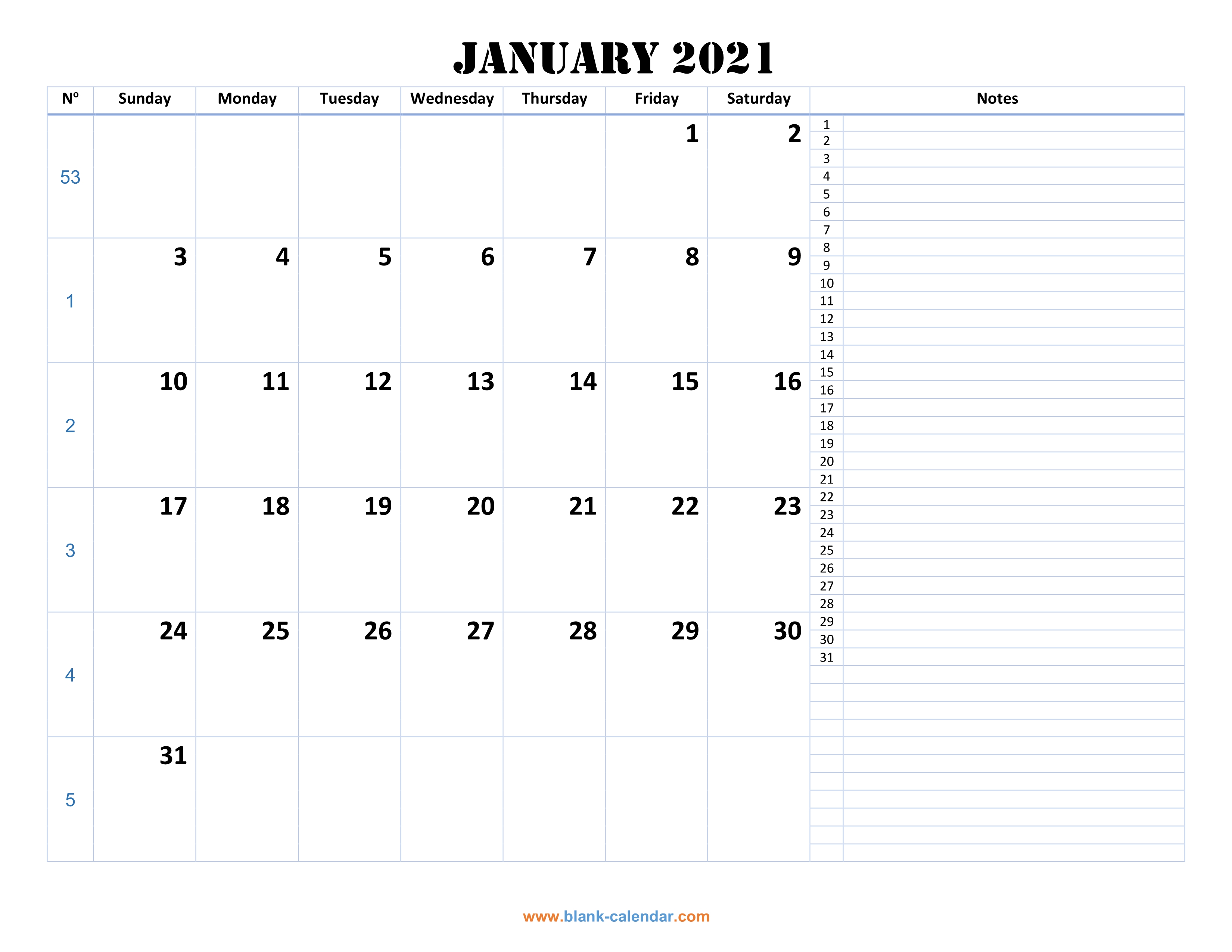 Monthly Calendar 2021 | Free Download, Editable and Printable