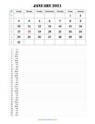 monthly calendar 2021 template 05