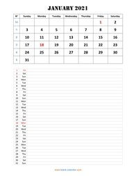 monthly calendar 2021 template 05