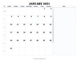 monthly calendar 2021 template 04