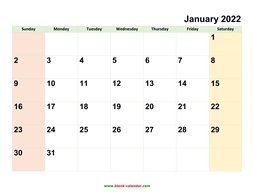 monthly calendar 2022 template 02