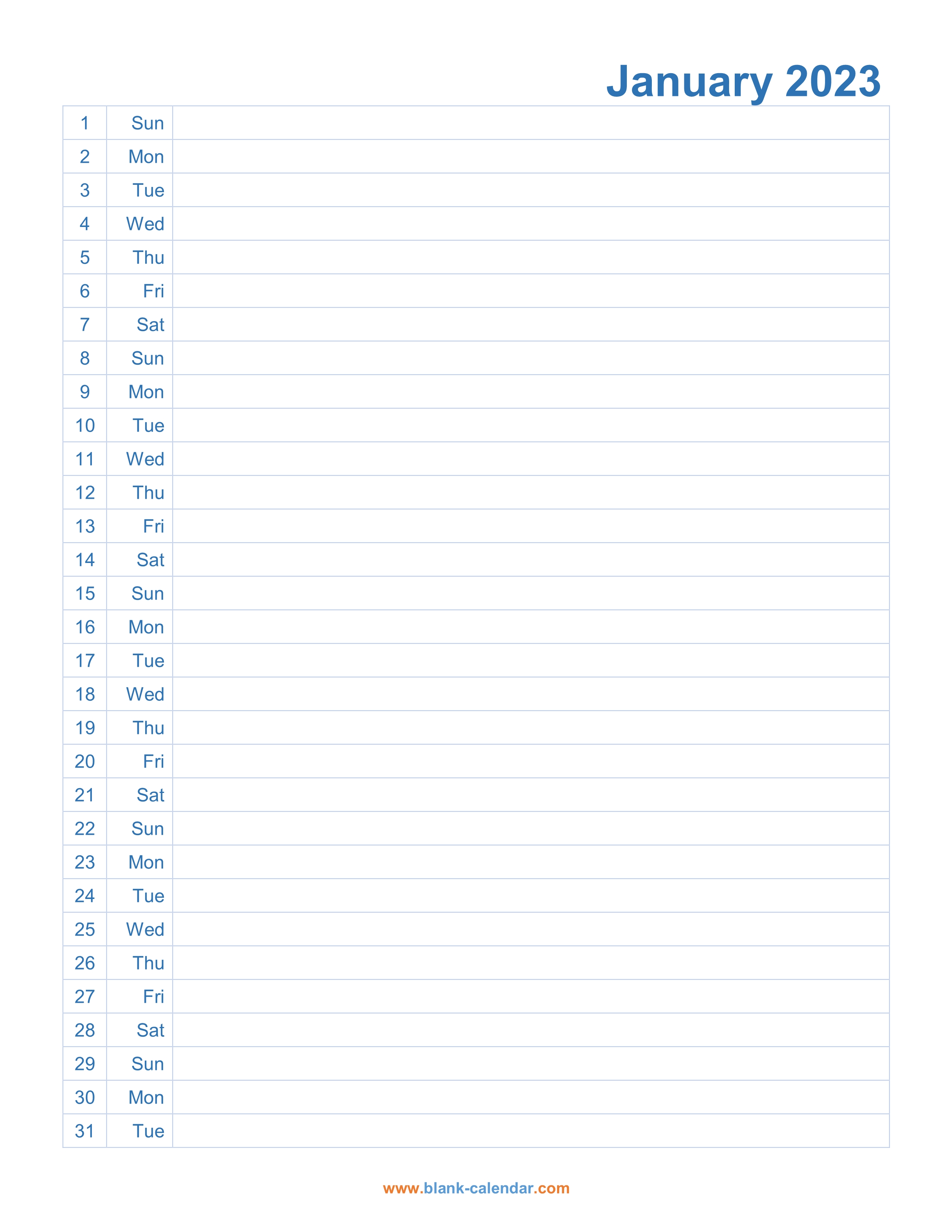 10 Top Collection Printable Monthly Calendar 2023 With To Do List