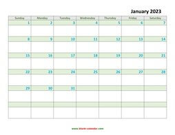 monthly calendar 2023 template 03