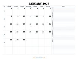 monthly calendar 2023 template 04