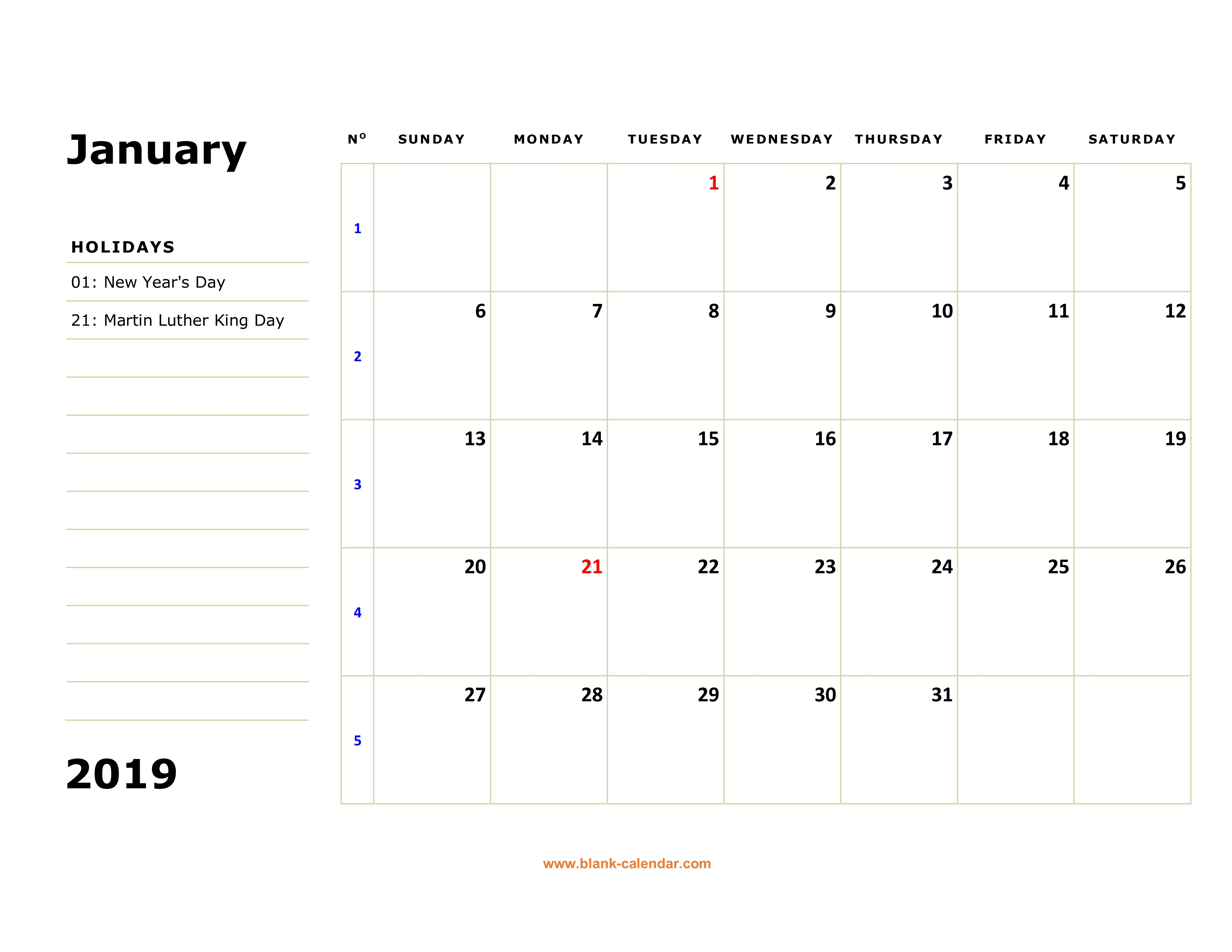 Classic Monthly Printable Calendar Calendarsquick