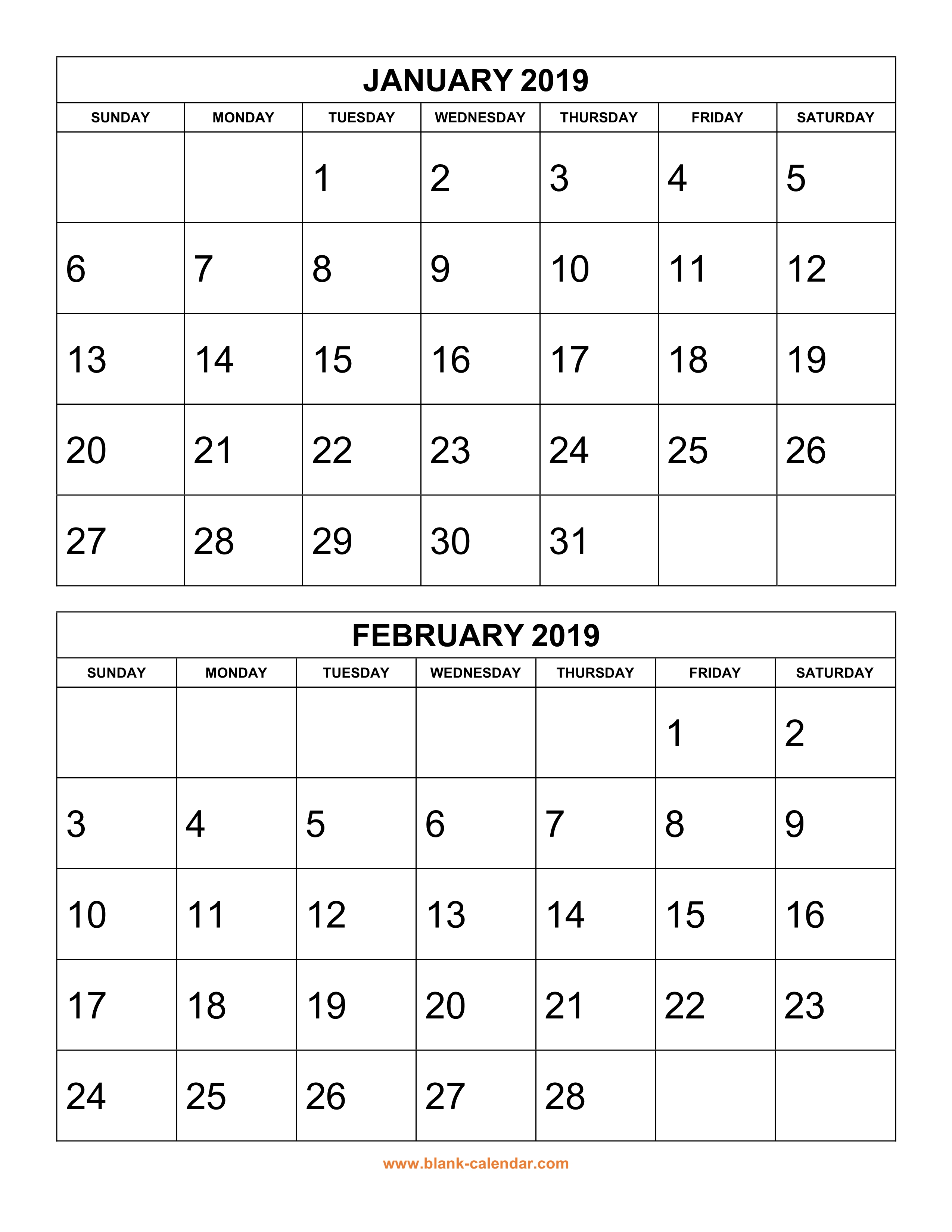 free-2019-calendar-printable