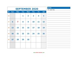 printable september 2020 calendar