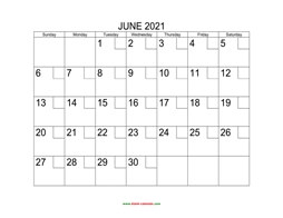 june 2021 printable calendar free download monthly calendar templates