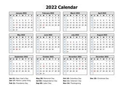 printable calendar 2022 free download yearly calendar templates