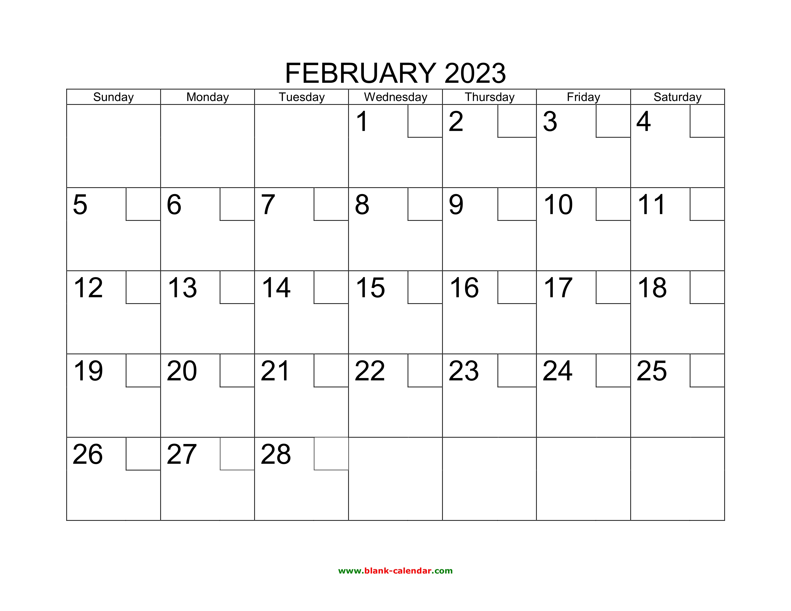 free download printable february 2023 calendar with check boxes