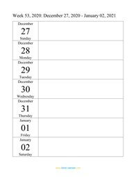 weekly calendar 2021 template 03
