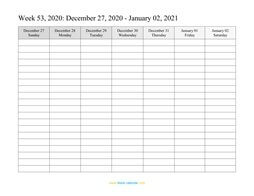weekly calendar 2021 template 06