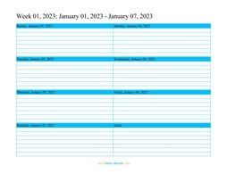 weekly calendar 2023 template 01