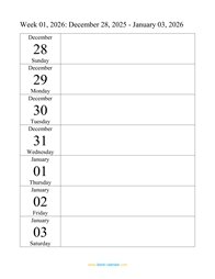 weekly calendar 2026 template 03