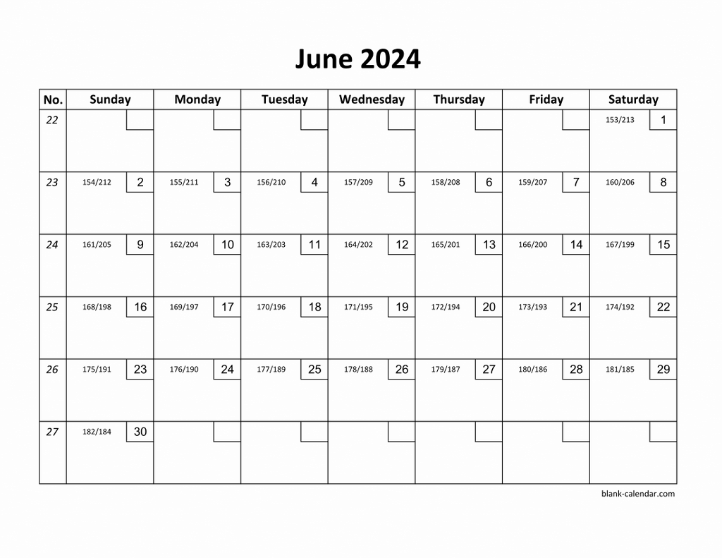 Free Download Printable June 2024 Calendar with check boxes Free Download Printable June 2024 Calendar with check boxes