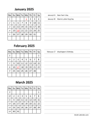2025 Excel Calendars
