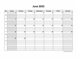 June 2025 Printable Calendars