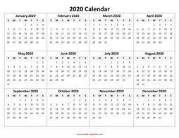 yearly calendar 2020 template 05
