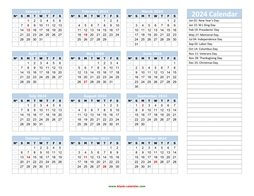 yearly calendar 2024 template 03